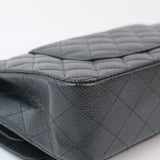 Chanel Double Flap Medium Black - (MICROCHIP)