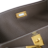 Hermes Kelly Ado Etoupe GHW - D