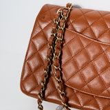 Chanel Double Flap Medium Caramel
