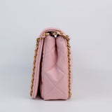 Chanel Neverending Chain Medium Flap Pink - (MICROCHIP)