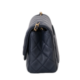 Chanel Mini Square Blue Pearl Crush GHW - s29