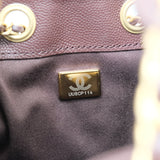 Chanel 25 Small Dark Brown Caviar GHW - (MICROCHIP)