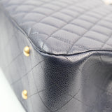Chanel Timesless Tote Navy Blue GHW - s21
