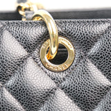 Chanel GST Black Caviar GHW - s16