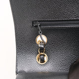 Chanel Double Flap Medium Black GHW - (MICROCHIP)
