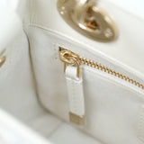 Dior 95.22 Mini White GHW