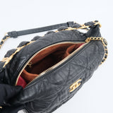 Chanel 21s Distressed Hobo Bag Black -s31