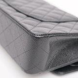 Chanel Double Flap Medium Black GHW - (MICROCHIP)