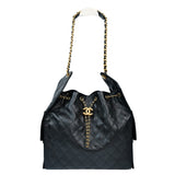 Chanel 25 Hobo Bag Caviar Medium Black GHW - (MICROCHIP)
