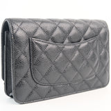 Chanel Wallet on Chain (WOC) BLack Caviar -s29