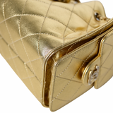 Chanel 25 Mini Gold Metallic