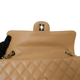 HOLD | Chanel East West Flap Dark Beige GHW - s10