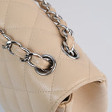 Chanel Double Flap Jumbo Beige SHW - s14