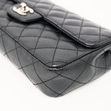 Chanel East West Flap Black Caviar SHW - s10