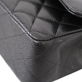 Chanel Double Flap Medium Black GHW - s31