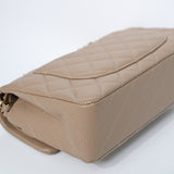 Chanel Double Flap Small Dark Beige GHW - (MICROCHIP)