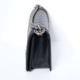 Chanel Le Boy Old Medium Black RHW - s28