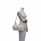 Chanel Trendy Pockets Hobo Beige GHW