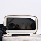 Chanel Vanity Caviar Lettres Top Handle