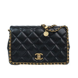 Chanel Neverending Chain Black Medium - (MICROCHIP)