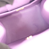 Chanel Purple 23S Mini Bucket Bag GHW - (MICROCHIP)