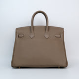 HOLD | Hermes Birkin 25 Etoupe GHW - U