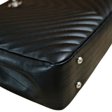 Chanel Chevron Timeless Tote Caviar SHW -s22