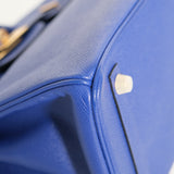 Hermes Birkin 30 Blue Electric GHW - C