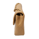 HOLD | Chanel East West Flap Dark Beige GHW - s10