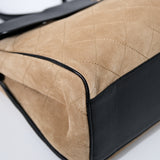 HOLD | Chanel Urban Essential Suede Dark Beige/Black Medium - (MICROCHIP)