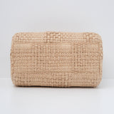 Chanel Mini Bowling Bag Raffia GHW