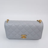 HOLD | Chanel WOC Gray Sweetheart - (MICROCHIP)