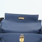 HOLD | Hermes Kelly 25 Blue Nuit GHW - W