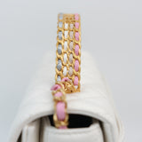 Chanel Matelasse White Multicolor Top Handle Pick Me Up