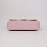 Chanel Double Flap Medium Pink GHW - s31