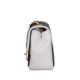 Chanel Mini Square Black and White GHW - s19