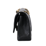 Chanel Double Flap Medium Black GHW - s31