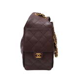 Chanel 25 Small Dark Brown Caviar GHW - (MICROCHIP)