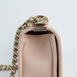 Chanel Le boy Small Chevron Light Pink