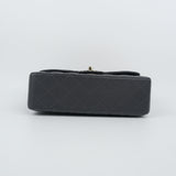 HOLD | Chanel Double Flap Small Dark Gray - (MICROCHIP)