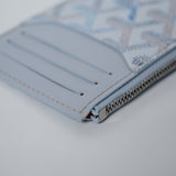 Goyard Zipped Card Holder Bourbon Bleu Polaire - (BRANDNEW)