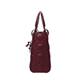 HOLD | Lady Dior Small Burgundy GHW - (BRANDNEW)