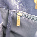 Chanel Timesless Tote Navy Blue GHW - s21