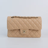 Chanel Double Flap Small Beige - s27