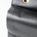 Chanel Double Flap Medium Black s13