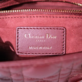 HOLD | Lady Dior Small Burgundy GHW - (BRANDNEW)