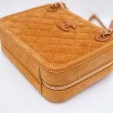 HOLD | Chanel Camera Case Suede GHW