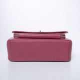 Chanel Business Affinity Medium Flap Raspberry GHW
