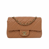 Chanel Mini Rectangle Caramel