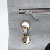Chanel Double Flap Small Dark Gray -s29